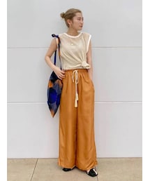 Ungrid | サテンラフパンツ(その他パンツ)