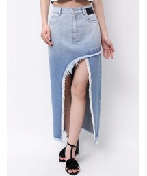 EATME | カットオフスリットデニムスカート(デニムスカート)