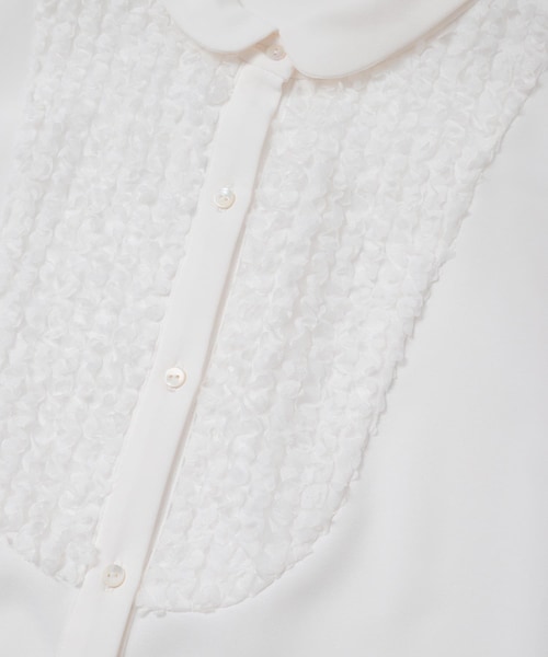 URBAN RESEARCH ROSSO（アーバンリサーチロッソ）の「『WEB/一部店舗限定』フロントレース切替ブラウス（シャツ/ブラウス・レディース・OFF/BLACK・Free）」の11枚目の写真