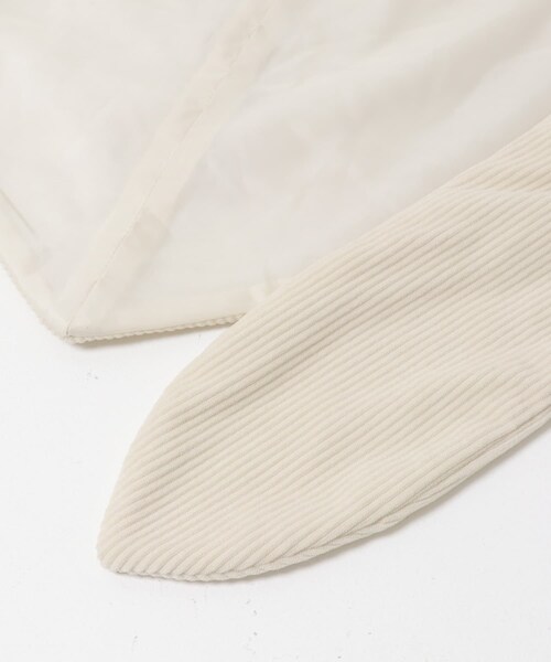 KBF（ケイビーエフ）の「リバーシブルパデッドジャケット（テーラードジャケット・レディース・IVO×IVO/BRN×CREAM/NAVY×BRN・one）」の15枚目の写真