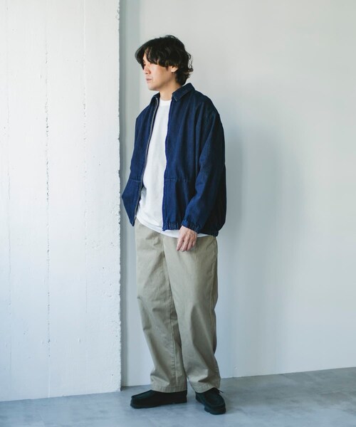 URBAN RESEARCH DOORS(アーバンリサーチドアーズ)の「Denim Zip Blouson(デニムジャケット・メンズ・INDIGO/ONE WASH・M/L/XL)」の20枚目の写真