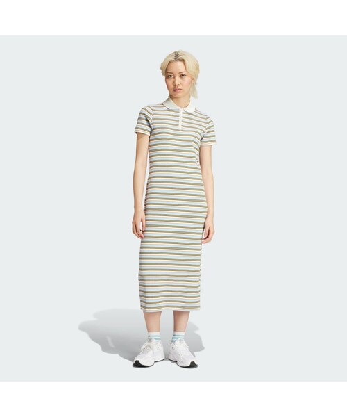 adidas(アディダス)の「'80s ワンピース(ワンピース/ドレス・レディース・マルチカラー/カレッジグリーン/マルチカラー/クリアスカイ/マルチカラー・XS/J/XS/S/M/L/XL/2XL/J/3XL/J/S/J/M/J/L/J/XL/J/2XL/3XL/5XL)」の2枚目の写真