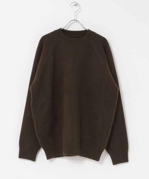 URBAN RESEARCH DOORS（アーバンリサーチドアーズ）の「YOKO SAKAMOTO　RAGLAN CREW NECK KNIT（ニット/セーター・メンズ・BLACK/BLK/GRY/CHARCOAL/BROWN・M/L）」の21枚目の写真