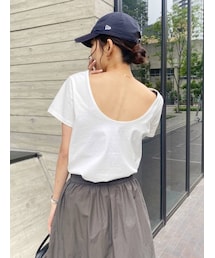 Ungrid | バックオープンTee(Tシャツ/カットソー)