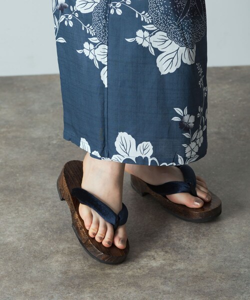 SENSE OF PLACE by URBAN RESEARCH（センスオブプレイスバイアーバンリサーチ）の「下駄（その他シューズ・レディース・IVORY/OFF WHITE/YELLOW/NAVY/BLACK/L.PINK・one）」の7枚目の写真