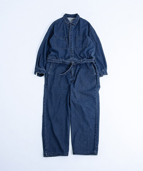 EKAL（エカル）の「デニムジャンプスーツ（つなぎ/オールインワン・メンズ・ブルー・One）」の9枚目の写真