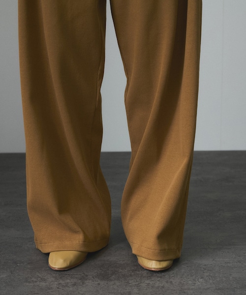 ADAM ET ROPE'（アダムエロペ）の「【Baserange（ベースレンジ）】CAMER PANTS（その他パンツ・レディース・ブラウン・XS）」の14枚目の写真