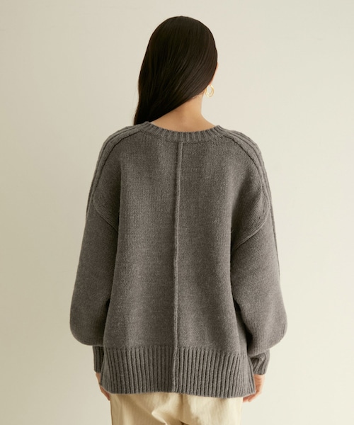 ADAM ET ROPE'（アダムエロペ）の「【WEB限定】アルパカ混キーネック