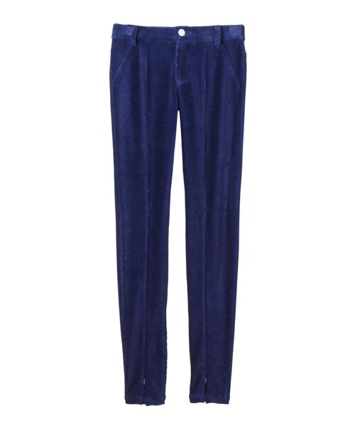 PAMEO POSE（パメオポーズ）の「STRETCH CORDUROY SPLIT LEGGING（その他パンツ・レディース・ワイン/ネイビー・S/M）」の2枚目の写真