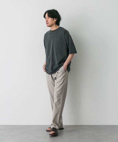 URBAN RESEARCH DOORS（アーバンリサーチドアーズ）の「『別注』Gramicci　Linen Blend Pants（その他パンツ・メンズ・NATURAL/OLD BLUE/CHARCOAL/BLACK・S/M/L）」の11枚目の写真