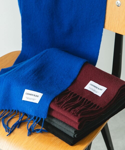 URBAN RESEARCH DOORS(アーバンリサーチドアーズ)の「カシミヤブレンドマフラー(マフラー・メンズ・BLACK/GRAY/BLUE/CHERRY・-)」の21枚目の写真