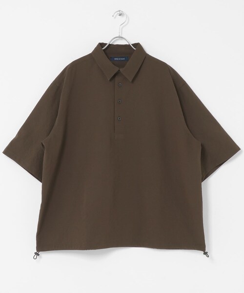 SENSE OF PLACE by URBAN RESEARCH(センスオブプレイスバイアーバンリサーチ)の「ルーズドロストプルオーバーシャツ(シャツ/ブラウス・メンズ・BROWN/GREEN/NAVY CHECK・M/L)」の13枚目の写真