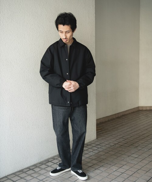 URBAN RESEARCH DOORS（アーバンリサーチドアーズ）の「『撥水/防風』ウールブレンドラミネート 中綿ブルゾン（ブルゾン・メンズ・BROWN/BLACK・M/L）」の10枚目の写真