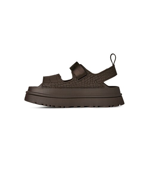 ADAM ET ROPE'(アダムエロペ)の「【UGG(アグ)】GOLDENGLOW Embossed / ゴールデングロウ エンボスト(サンダル・レディース・ダークブラウン・23.0/24.0/25.0)」の6枚目の写真