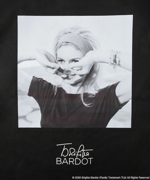 ROPE'(ロペ)の「【Brigitte Bardot×ROPE'・コラボ】モノクロフォトプリントキャンバストートバッグ【A4対応】(トートバッグ・レディース・ブラック/ホワイト・F)」の12枚目の写真