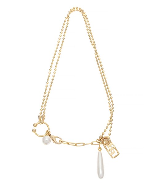 GYDA（ジェイダ）の「JEYSUS Imitation pearl GGネックレス（ネックレス・レディース・シルバー/ゴールド・F）」の3枚目の写真