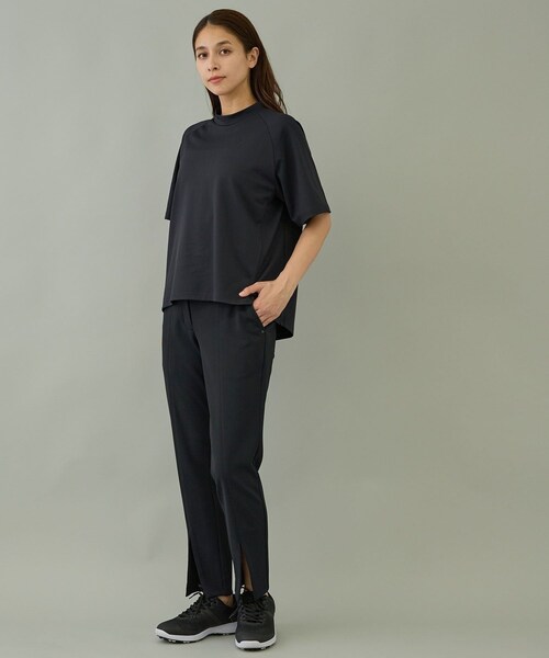 ROPE'(ロペ)の「【NIOR】3Dピケラグランモックシャツ/吸水速乾・接触冷感(Tシャツ/カットソー・レディース・ブラック/ホワイト/ベージュ・L/M/S)」の14枚目の写真