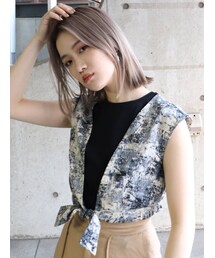 MURUA | フロントタイレイヤードタンク(タンクトップ)