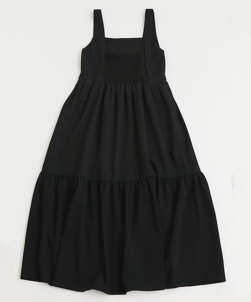 VIS（ビス）の「【WEB限定】ロングストラップリボンティアードワンピース（ワンピース・レディース・ブラック/ベージュ・F）」の16枚目の写真