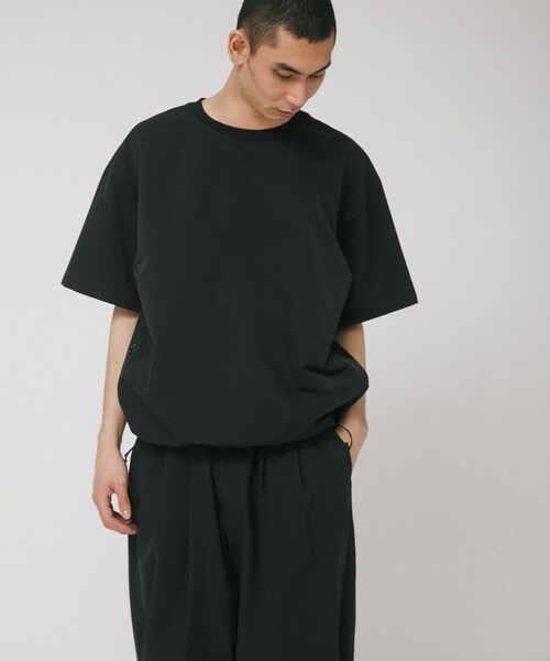 EKAL（エカル）の「DOT AIR SHORT-SLEEVE PULLOVER（Tシャツ/カットソー・メンズ・ネイビー/ブラック/チャコール/ブラウン・M/L）」の10枚目の写真