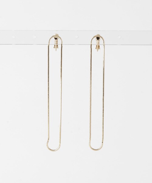 KBF（ケイビーエフ）の「ロングオーバルチェーンイヤリング（イヤリング・レディース・GOLD/SILVER・one）」の10枚目の写真