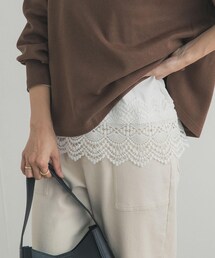 URBAN RESEARCH DOORS | 裾レースカットソー(Tシャツ/カットソー)