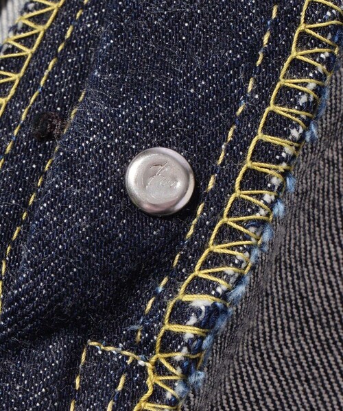 ADAM ET ROPE'(アダムエロペ)の「【BONCOURA/ボンクラ】15周年記念大戦型5Pデニム(本藍デニム)(デニムパンツ・メンズ・ネイビー・28/29/30/31/32/33/34)」の20枚目の写真