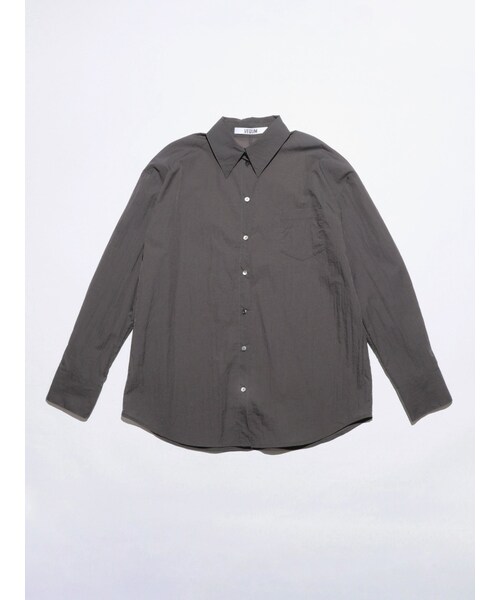 EMODA（エモダ）の「【VEQUM】OVER SHEER SHIRT（シャツ/ブラウス・レディース・アイボリー/グレー/パープル・F）」の4枚目の写真