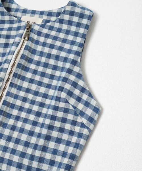 THE GOODLAND MARKET（ザグッドランドマーケット）の「PALIT　Neptune Tank Top Gingham（タンクトップ・レディース・CHECK・Free）」の11枚目の写真