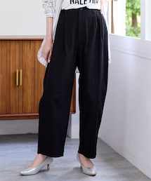 nissen | 大きいサイズ ストレッチコクーンシルエットパンツ(パンツ)