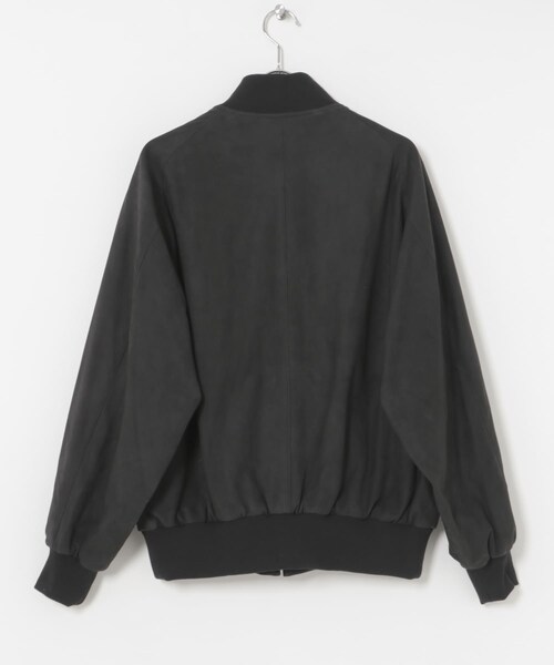 URBAN RESEARCH(アーバンリサーチ)の「A PRESSE Nubuck leather Rib Blouson(ブルゾン・メンズ・BLACK・2/3)」の9枚目の写真