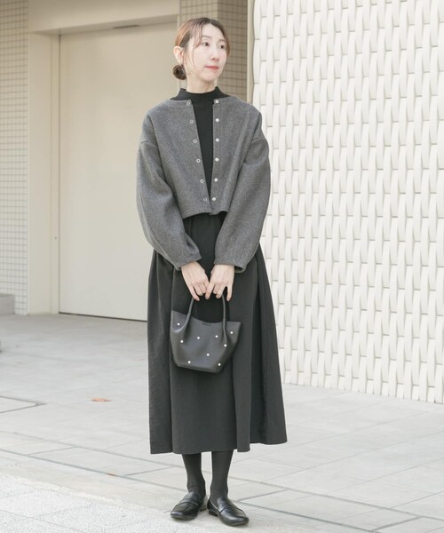 ITEMS URBANRESEARCH（アイテムズ アーバンリサーチ）の「マルチWAYセットワンピース（ワンピース・レディース・MUS/GRY/CHA・Free）」の8枚目の写真