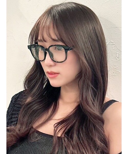 RESEXXY（リゼクシー）の「クリアレンズメガネ（サングラス・レディース・ブラック/ブラウン・F）」の2枚目の写真