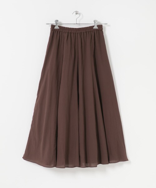 ITEMS URBANRESEARCH（アイテムズ アーバンリサーチ）の「コットン楊柳フレアスカート（スカート・レディース・GRY/BRN/L/KHK・Free）」の16枚目の写真