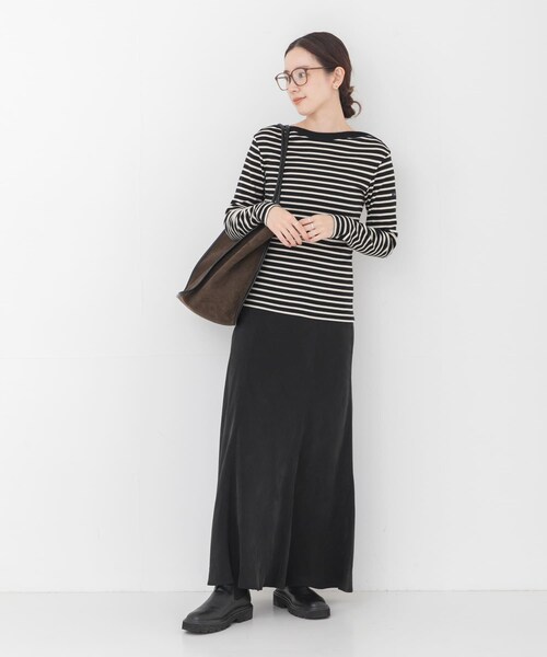 URBAN RESEARCH(アーバンリサーチ)の「『別注』LE MINOR×URBAN RESEARCH ボーダーカットソー(Tシャツ/カットソー・レディース・NoirEcru/MarineEc・-)」の10枚目の写真