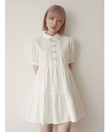 merry jenny | チャイナティアードミニワンピース(ワンピース)