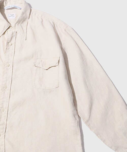 ADAM ET ROPE'(アダムエロペ)の「【NECESSARY or UNNECESSARY/ネセサリーオアアンネセサリー】WW SHIRT(シャツ/ブラウス・メンズ・ホワイト系/オリーブ・L/XL)」の7枚目の写真