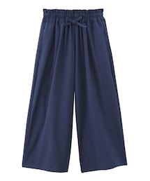 QUNTSTYLE | 吸汗速乾・接触冷感ロング丈ワイドパンツ(その他パンツ)