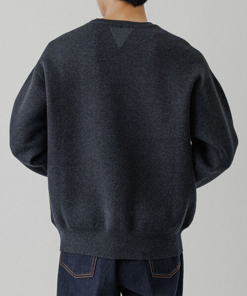 ADAM ET ROPE'（アダムエロペ）の「杢スウェット ニット プルオーバー（ニット/セーター・メンズ・チャコール/グレー系/ベージュ系・L/M/S）」の17枚目の写真