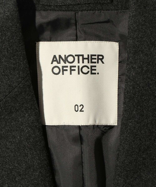 ADAM ET ROPE'(アダムエロペ)の「【ANOTHER OFFICE/アナザーオフィス】Santiago Cashmere Sports Jacket(テーラードジャケット・メンズ・ブラック/チャコール・1/2)」の13枚目の写真