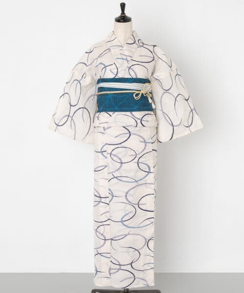 URBAN RESEARCH ROSSO（アーバンリサーチロッソ）の「浴衣 水紋（着物・メンズ・オフホワイト・FREE）」の5枚目の写真