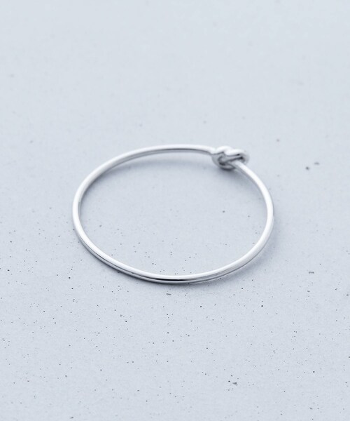 ROPE'(ロペ)の「【Lulu】R(ロペ アール)PT ノットモチーフナローリング(リング・レディース・シルバー系・11/13)」の14枚目の写真