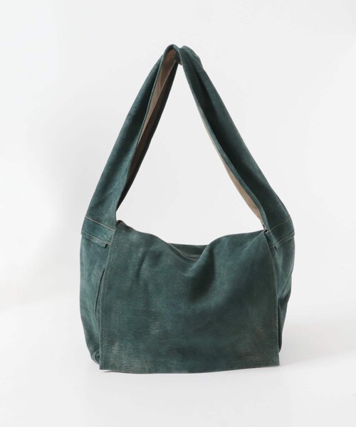 URBAN RESEARCH(アーバンリサーチ)の「SEVEN BY SEVEN LEATHER SHOULDER BAG(ショルダーバッグ・メンズ・010 BLK/140 GRN・FREE)」の6枚目の写真