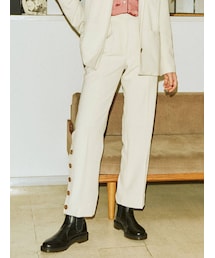 jouetie | 【セットアップ対応】ヘムボタンスリットパンツ(スラックス)