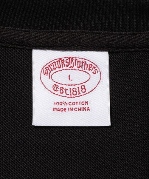 ADAM ET ROPE'(アダムエロペ)の「【Brooks Brothers/ブルックスブラザーズ】HW WOVEN LABEL SS TEE(Tシャツ/カットソー・メンズ・ブラック/ホワイト・L)」の7枚目の写真