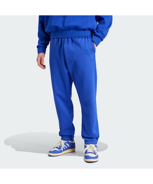 adidas（アディダス）の「アディダス バスケットボール フリースジョガー（パンツ・メンズ・ホワイト/ブラウン/ブルー・XS/S/M/L/XL/2XL/3XL/4XL/5XL/3XS/2XS/XL/XXL/6XL）」の3枚目の写真