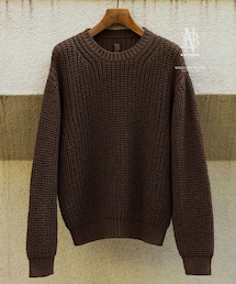 ADAM ET ROPE' | 【BATONER for WILD LIFE TAILOR】EX MIXED COLOR SIGNATURE CREW NECK(ニット/セーター)