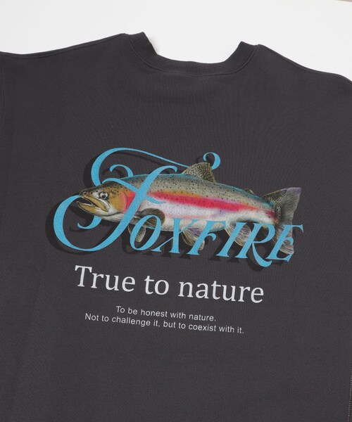 URBAN RESEARCH DOORS（アーバンリサーチドアーズ）の「FOXFIRE プリントスウェット（スウェット・メンズ・杢GRAY①/杢GRAY②/CHARCOAL①/CHARCOAL②・M/L）」の14枚目の写真