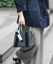 RODE SKO | 『Mサイズ』ロゴリボン付2WAYハンドバッグ(ハンドバッグ)