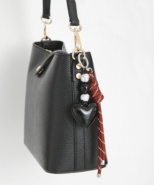 URBAN RESEARCH Sonny Label（アーバンリサーチサニーレーベル）の「ハートコードチャーム（チャーム・レディース・レッド/シルバー/ブラック・one）」の2枚目の写真